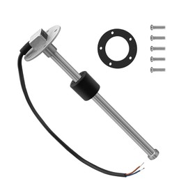 Xenloce Fuel Sending Unit 240-33 ohms 16"(400mm) Stainless Steel Gas Tank Sensor for Boat Truck RV Car Universal Fuel Level Sender Marine-Grade Corrosion Resistant Water Level Sending Unit