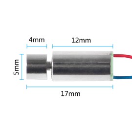 Alinan 6pcs DC 1.5V 3V 3.7V 8000RPM-9500RPM 6x12mm Miniature Micro Vibrating Vibration Coreless Motor Small Electric Motors 2 Wires