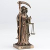 Veronese Design 4 1/4 Santa Muerte Holding Scythe and Scale