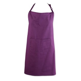 DII Everyday Basic Kitchen Collection, Plus Size Apron, Eggplant