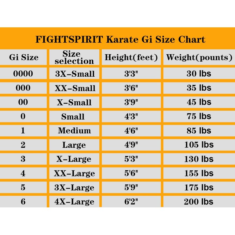 FIGHTSPIRIT - Uniforme de karate para niños y adultos, ligero