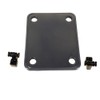 Greenten Black 4 Bolt Neck Plate Plain,Roller String Trees String