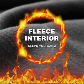 Ipletix Fleece Lined Leggings for Women - Thick Thermal Winter Yoga Pants with Pockets Black