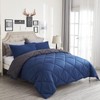 Wamsound 3 Piece Microfiber Queen Comforter Breathable & Fluffy Quilted