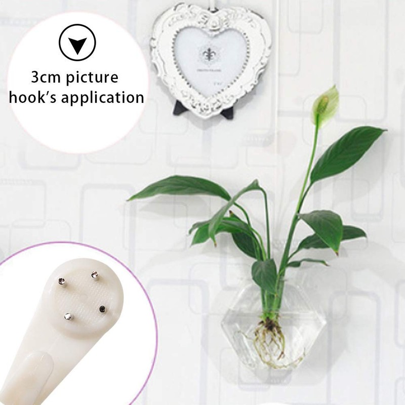 Picture Hooks (60 PCS) Picture Hanging Kit Assorted Picture Hanging