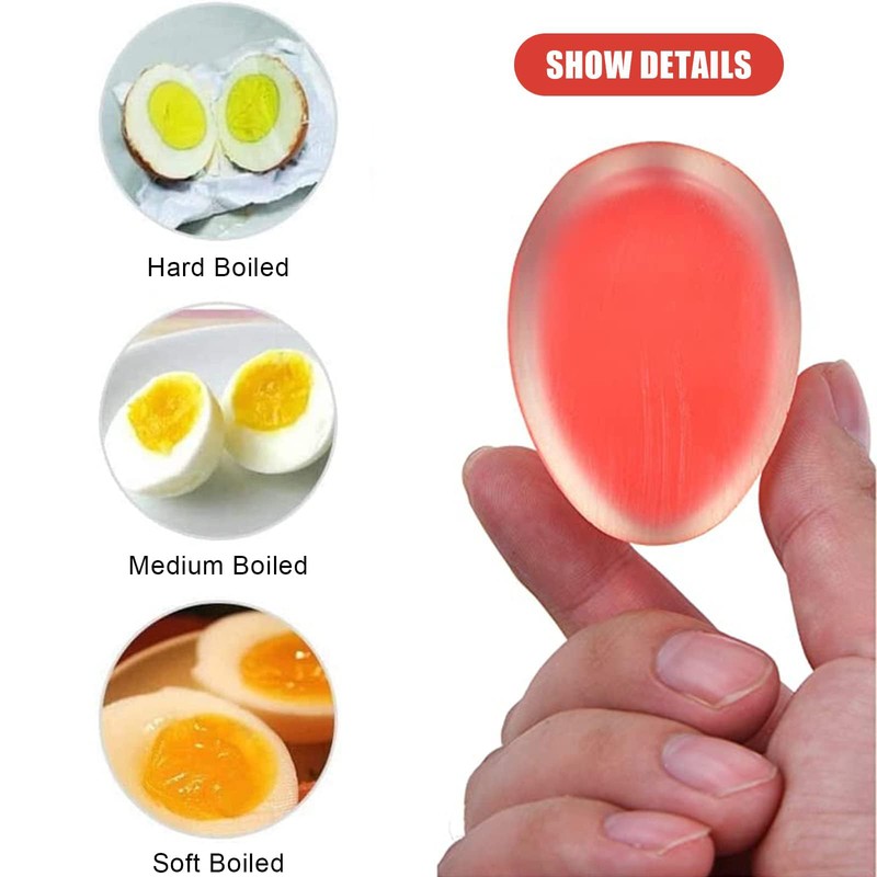 2Piece Durable Egg Timer, Colour Changing Boiled Egg Timer, Egg