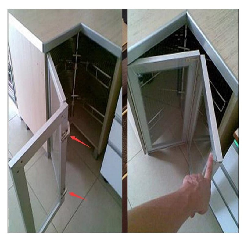KAFENDA 2 DTC 135-degree Corner Cabinet Hinges, 135-degree DTC Cabinet