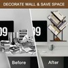 BESHIGH BESHIGH Wood Floating Hanging Shelves Storage for Wall, 4