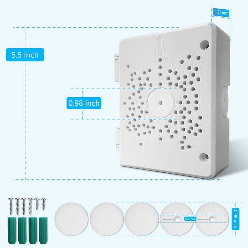 (Universal PTZ Camera Junction Box) Security Camera Bracket Outdoor, Plastic