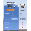 Docusvect Rechargeable Heated Lunch Box for Men, 1.3L Cordless Electric