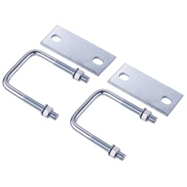 2Pcs Leaf Spring Clamp Kit, Fits Up To 3 Inch Wide Leaf Springs, Locks Springs Together for Stabilizing, Better Axle Torque Control