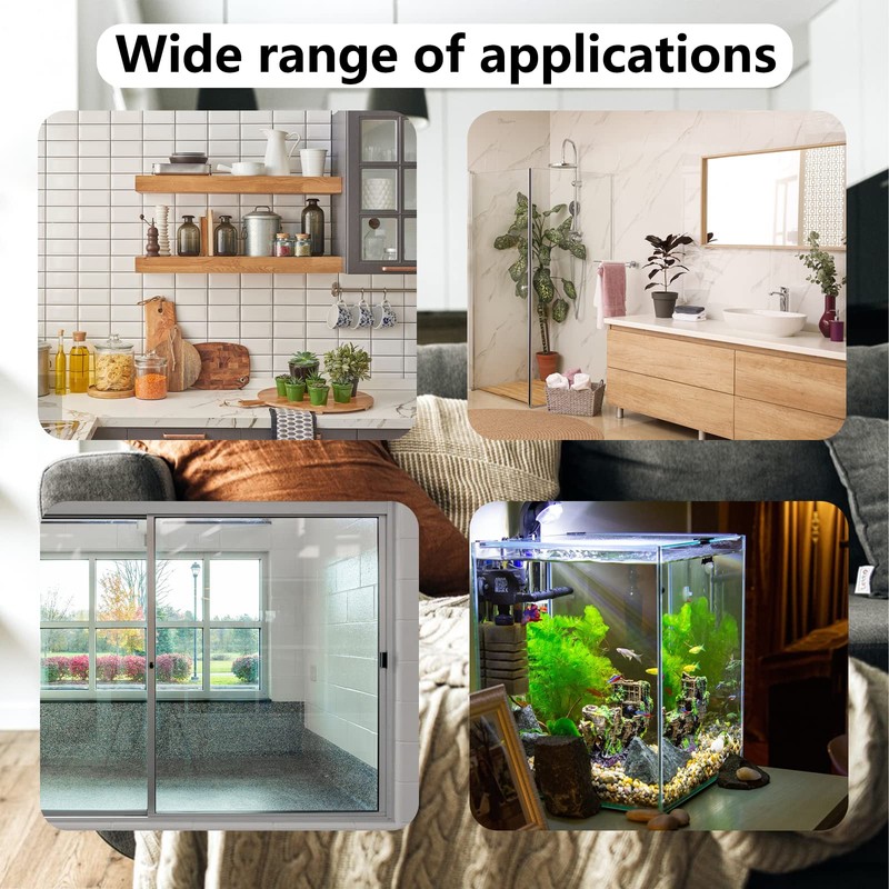 AccEncy Suction Cup 1'' Glass Suction Pads Clear PVC Sucker