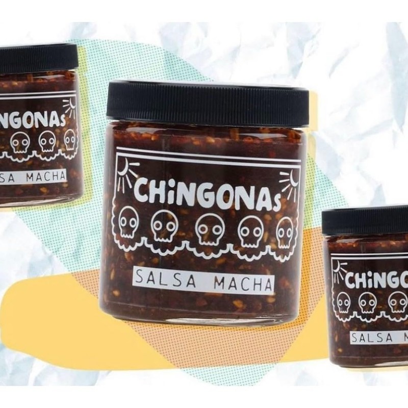 CHiNGONAs Salsa Macha (2-Pack) - Gourmet Mexican Oil-based Chili Crunch