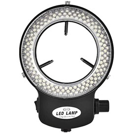 Bulipu White Adjustable 144 LED Beads Ring Light Illuminator for Stereo Microscope&Camera with Adapter(UK Plug,CE Certificate）