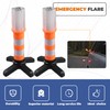 Aswalling 2Pcs LED Emergency Road Flash Flare Roadside Beacon Strobe