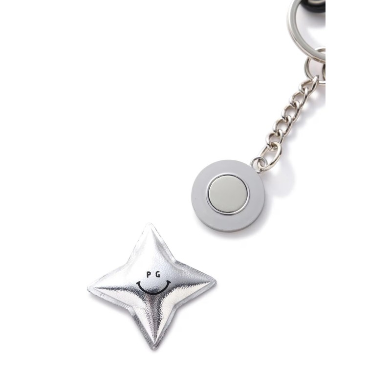[Parly Gates] Charm Marker (Metallic Silver Carabiner Specification) / Golf