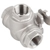 3-Way Valve, Ball Valve 1/2 Inch, DN20 (1/2 Inch) Three-Way