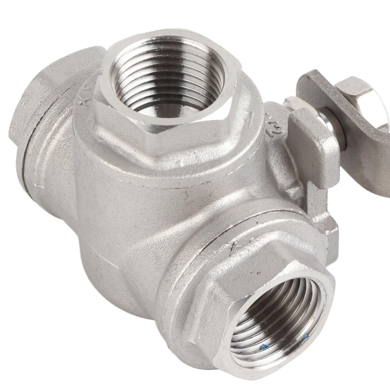 3-Way Valve, Ball Valve 1/2 Inch, DN20 (1/2 Inch) Three-Way