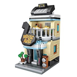 LOZ Building blocks game to build and play. Musical Instrument Shop