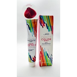 JAS Systems Direct Color Effect NO-AMMONIA With The Addition of Argan Oil 3.38 Oz (Candy Apple Red, 3.38 fl oz/100ml)