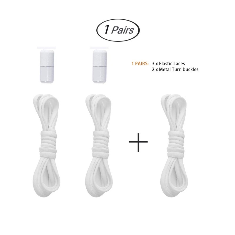 Elastic No Tie Shoe Laces For Adults,Kids,Elderly,One Size Fits All