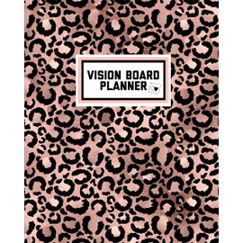 Vision Board Planner: Goal Setting,Visualization, Monthly Or Year Journal Book