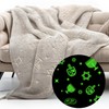 Glow in The Dark Chanukah Blanket – Soft Flannel Throw