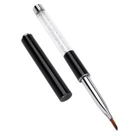 Namvo 2pcs Ombre Brush Set for Nails - Nail Art Painting Pen for UV Gel Gradient Design Rhinestone Crystal Acrylic Nail Drawing Tools