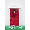 Christmas red fairy door