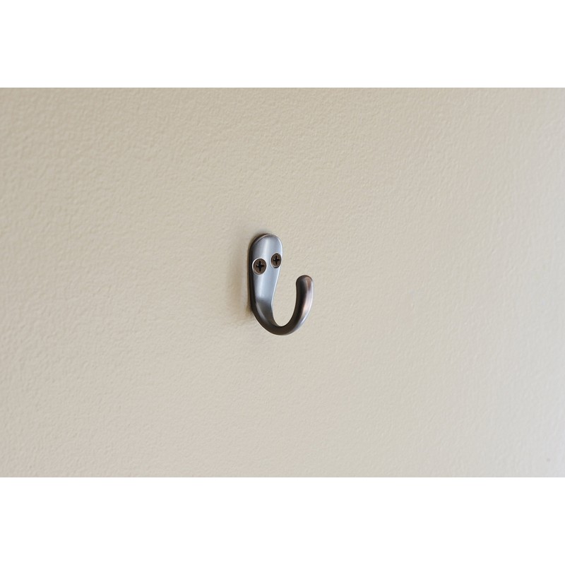 Dorman Hardware 4-1760 Two Coat Hooks Small Single, Bronze