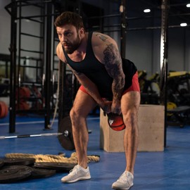 RDX Kettlebell Weights Sandbag with Handle, Fitness Strength Training Weight Lifting Bodybuilding Workout, Swings Squats Snatch Deadlift Thruster, Available In 4 6 8 10 12KG (FILLED PINK, 8KG)