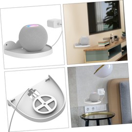 KONTONTY Elegant Audio Stand Wall-Mounted Speaker Shelves Mini Bracket Modern Wall-Mounted Audio Rack