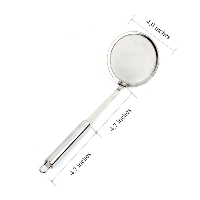 TEMCHY Hot Pot Fat Skimmer Spoon - Stainless Steel Fine