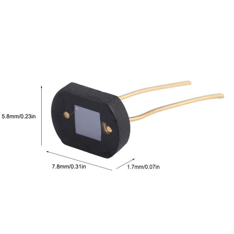 Garosa 3PCS 2DU3 Silicon Photodiode Visible Light Detector Photoresistor
