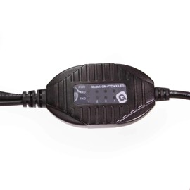 Gearmo 4 Port RS232 to USB FTDI chip Adapter w/RX and TX Status LED