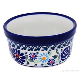Original Bunzlauer Keramik Dessert Bowl Diameter 9.0 cm Creme Brulee Soufflee Ramout Fin Dip Bowl Condiment Meat Casserole Dish with 100 ml for Desserts, Muffins, Pies in Decor DU126