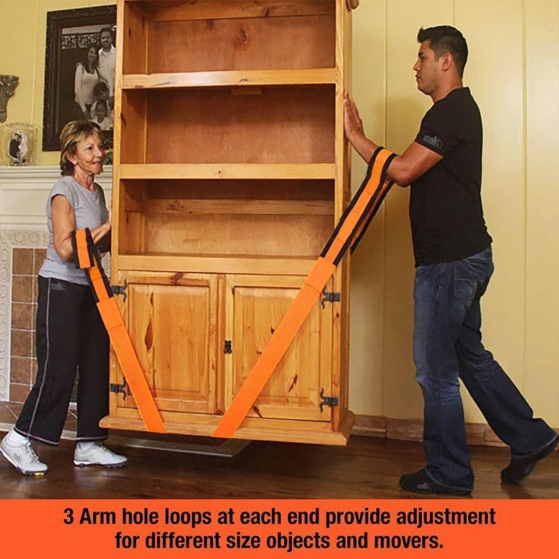 Forklift 2-person Lifting and Moving Straps, 4 Counts/set Durable and Sturdy