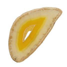 dssmboom Set of 10 Natural Agate Slices Stone for Home Decoration Place Cards, Irregular Geode Agate Stone for Jewelry Making, Yellow