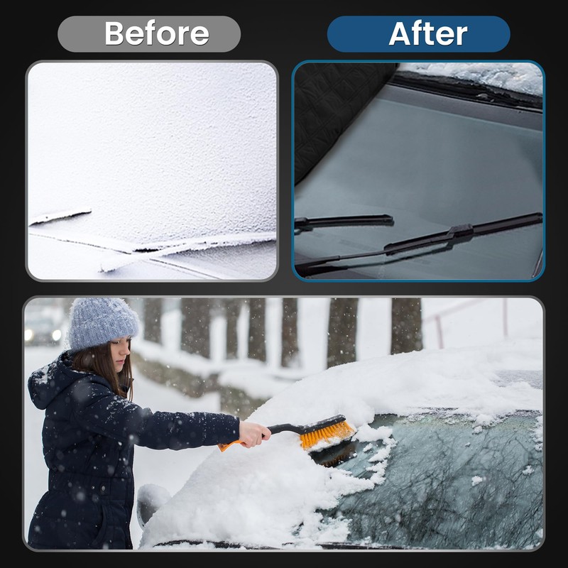 ASAB Magnetic Car Windscreen Cover with 3 Hidden Magnets Universal