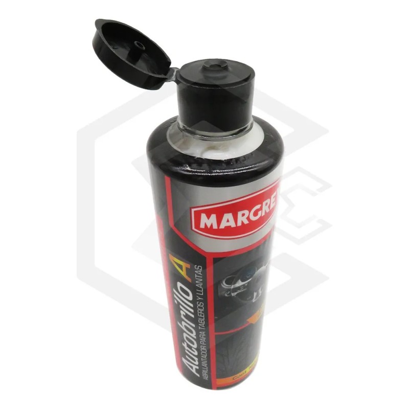 Autobrillo A 500ml Abrillanta Protege Tablero Llanta Margrey Color Blanco