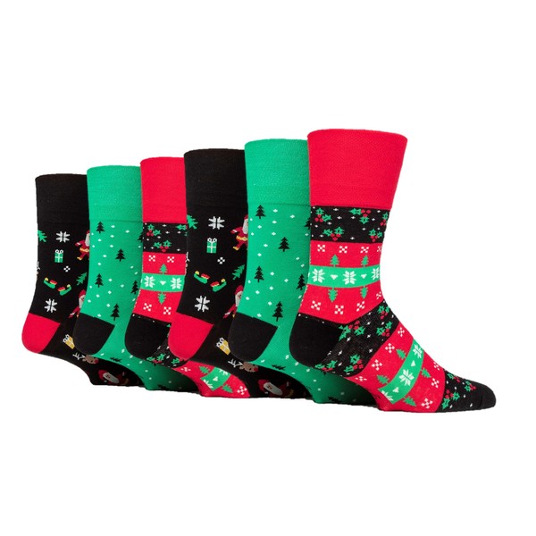 Ladies PLUS SIZE SockShop Cotton Gentle Grip (6 x CS902