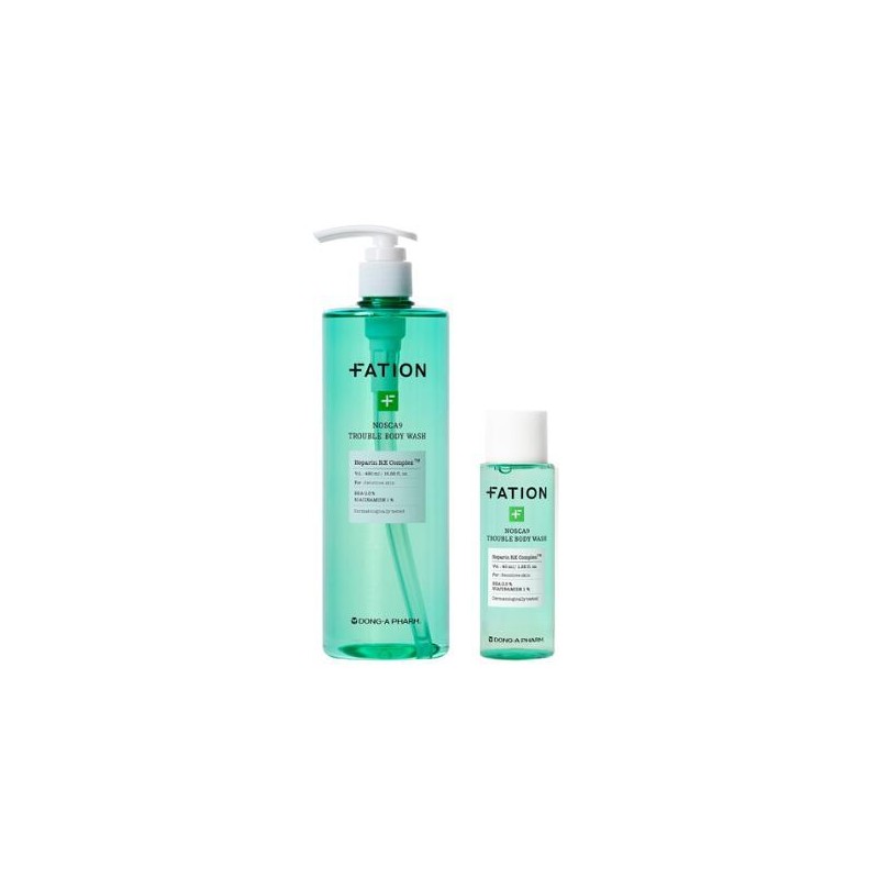 FATION Nosca9 Trouble Body Wash 490mL Special Set (+40mL) -