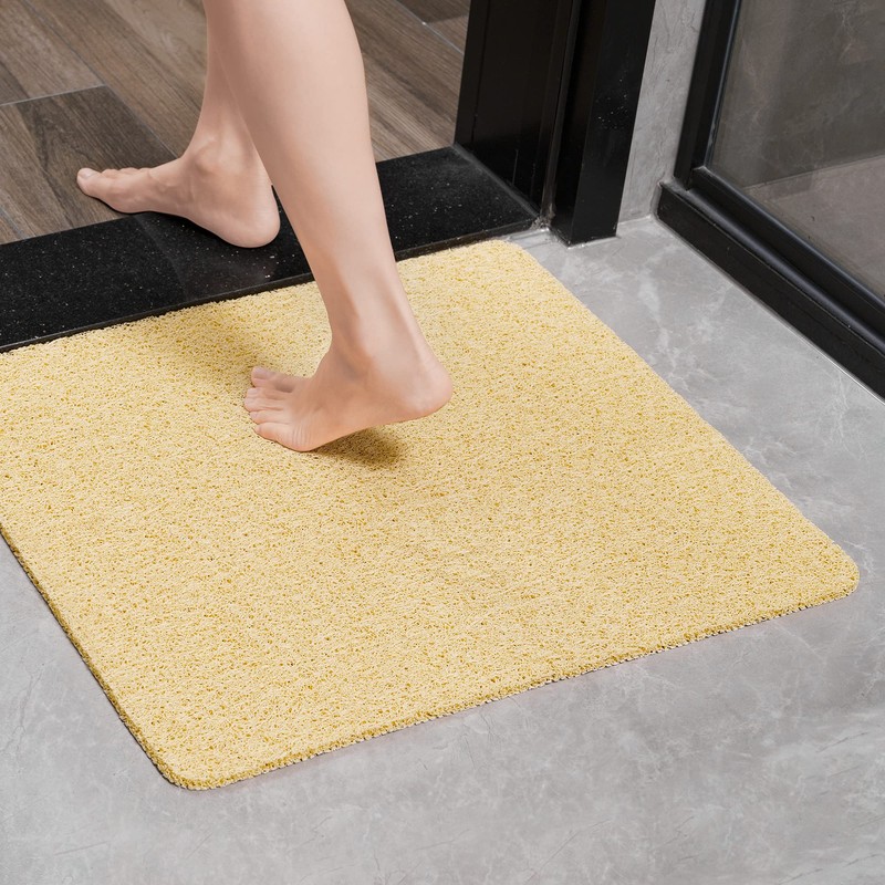 HITSLAM Non-Slip Shower Mat, 60 x 60 cm, Bath Mat