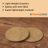 Flowe Cork Tiles, Self-Adhesive Backing for Coasters, Tiles, Wall Bulletin
