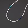 COAI Gemstone Surfer Necklace, Howlite