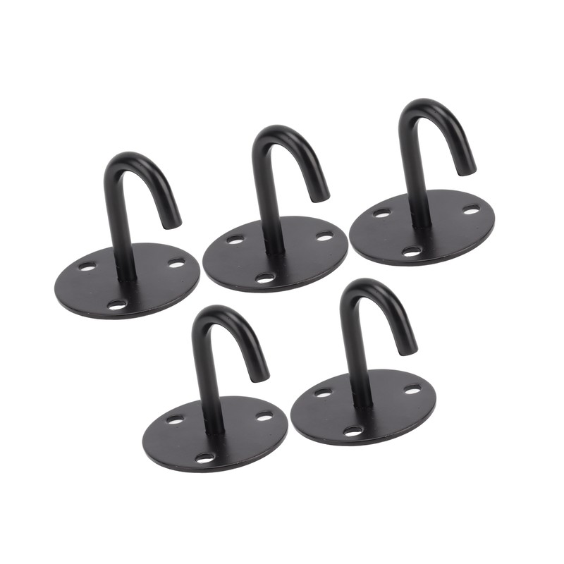 5Pcs Heavy Duty Fixed Pad Eye Plate Thickened Black 304