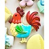 Sweet Prints Inc Rooster/Chicken Cookie Cutter - Dishwasher Safe (5")
