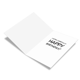 NobleWorks Funny Birthday Paper Card with 5 x 7 Inch Envelope (1 Card) Bday Want Underwear Collins Birthday Cartoon 4760Z