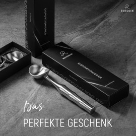 Ice Cream Scoop - Premium Stainless Steel Ice Cream Spoon - The Ideal Ice Cream Scoop - Must-Have In Every Household (Stainless Steel)