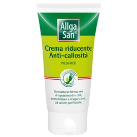 Allga San - Piedi-Med – Creme gegen Hornhaut – Pflege zur Reduzierung von Hornhaut, reinigende Wirkung – Fruchtsäuren, Kiefernöl, Weidenrinde, Sheabutter – 75 ml